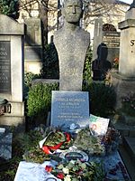 Josef Bican grave, December 2013