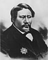 Kamehameha V, retouched photo by J. J. Williams