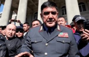Kursan Asanov, head of Kyrgyz Ministry of Interior