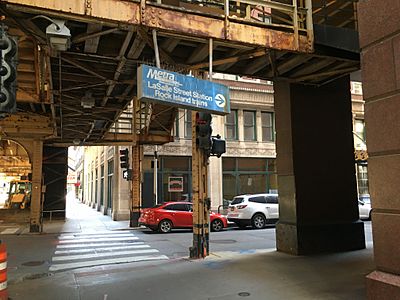LaSalle station sign