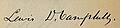 Lewis D. Campbell signature 1859