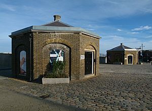 London-Woolwich, Royal Arsenal, guardhouses