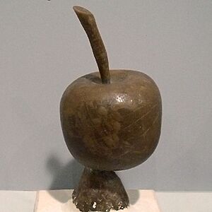 Lost Wax-Model of apple in wax