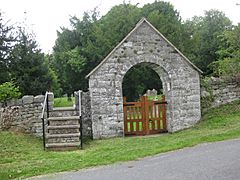 Lych Gate, St Tysul's Old curchyard, Llandyssil