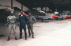 Mali ECOMOG troops hangar