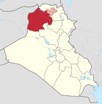 Location of Nineveh Governorate