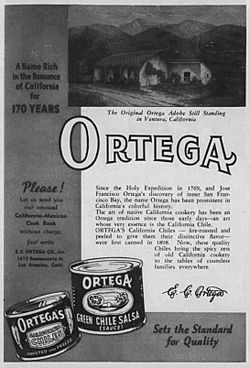 Ortega advertisement (1939)