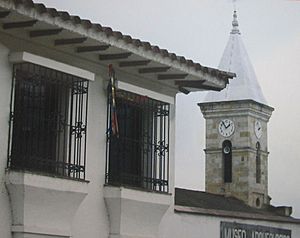 Pasca's church and museum façade