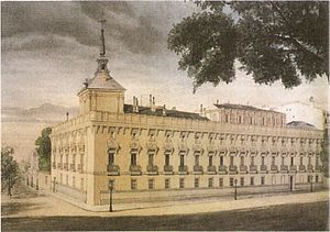 Palacio de Alcañices, obra de Zapater