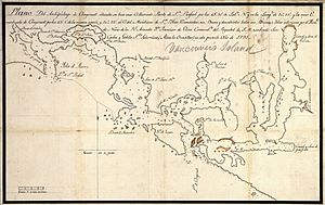 Plano del Archipielago de Clayocuat 1791