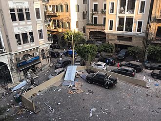 Port of Beirut explosion aftermath 4 August 2020.jpg