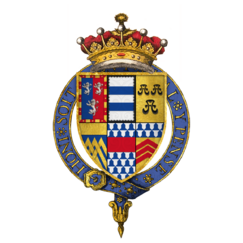 Quartered arms of Sir Henry Herbert, 2nd Earl of Pembroke, KG