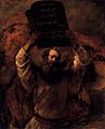 Rembrandt - Moses Smashing the Tablets of the Law - WGA19132