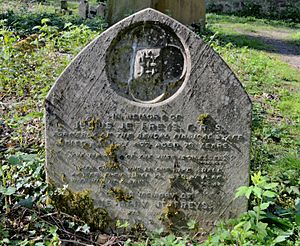 Richmond Old Cemetery, Julius Jeffreys headstone