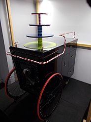 RocaOnWheels. Dessert Car. Exhibit of 'Tapas - Spanish Design for Food'. Budapest Museum of Applied Arts