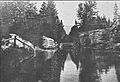 Ruined lock gates at Baillie-Grohman Canal, c1922