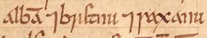 Scots, Cumbrians, and English (Oxford Bodleian Library MS Rawlinson B 489, folio 32r)