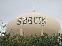 Seguin, TX, water tower IMG 8155