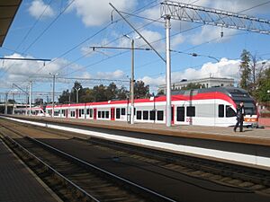 Stadler Astra train, Minsk train station, Belarus, pic. 01