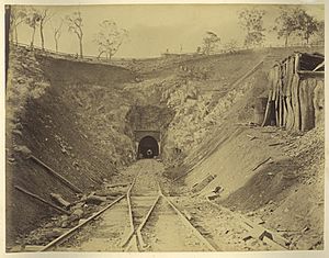 StateLibQld 2 234340 Tunnel No. 1 on the Stanthorpe extension line, 1882