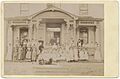 Students and staff, Hope Indian School, Springfield, South Dakota