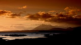 Sunset Cuilin from Sleat