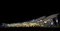 Swami vivekananda Airport terminal Raipur. Night view