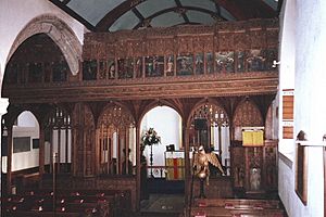 The Rood Screen, St. Peter's church, Lewtrenchard, Devon - geograph.org.uk - 2142334