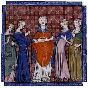 The betrothal of Alphonso of Castile and Eleanor Plantagenet