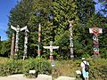 Totem Poles in Stanley Park Vancouver 2016
