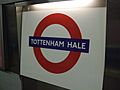 Tottenham Hale stn Victoria line roundel