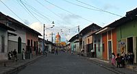 Typical Nicaraguan street