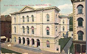 U.S Custom House & Post Office, Richmond, VA, 1887-89 Renovation, Main Street Front