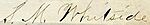 US officer Samuel M. Whitside Signature.jpg