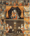 Virgin Mary with Infant Jesus and Her Fifteen Mysteries, Loyola and Francis Xavier Kyoto University Museum