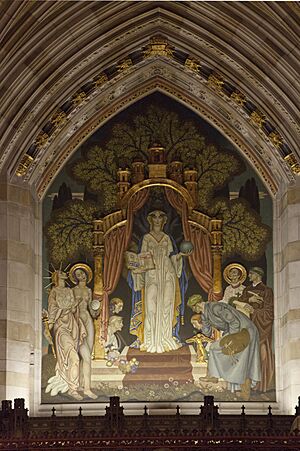 Yale Alma Mater Mural Highsmith