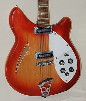 1967 Rickenbacker 360-12 12 string electric guitar owned and photographed by Greg Field