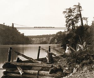 72 William England - Niagara Suspension Bridge
