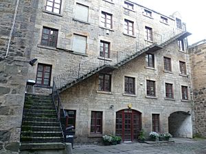 A converted warehouse in Timber Bush, Leith