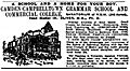 Ad for Studley Park School 1908