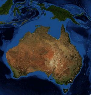 Australia New Guinea continent
