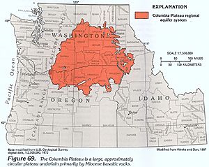 Columbia Plateau Aquifer Map