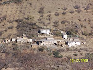 An abandoned Cortijada in the Sierra de la Contraviesa, near Almegíjar