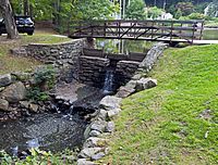 Dam at outlet of Duck Pond, Chappaqua, NY