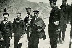 Don Jaime and Japanese prisoners, 1904
