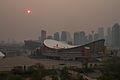 Downtown Calgary Alberta Canada Wildfire Smoke - 2023