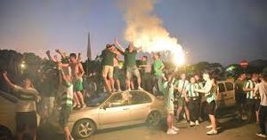 Floriana FC celebrations 2020