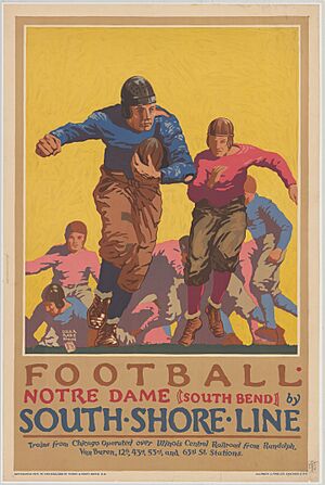 Football Notre Dame (South Bend) by South Shore Line - DPLA - 48571238a9311c41362cd1d3bdcb643e