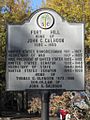 Fort Hill (Clemson, SC) Historic Marker