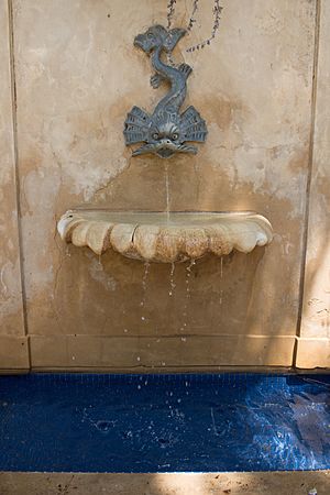Fountain at marston house san diego